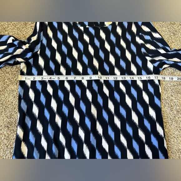 Michael Kors women’s knee length loom print long sleeve dress sz S - Picture 6 of 7